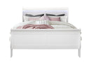 CHARLIE WHITE QUEEN BED WITH LED, DRESSER, MIRROR AND NIGTHSTAND