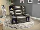 MVP BLANCHE BLACK POWER RECLINER WITH POWER HEADREST
