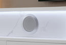 KIRA WHITE 87" ENTERTAINMENT UNIT WITH BLUETOOTH SPEAKER AND LED