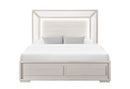 CLARA BEIGE FULL BED WITH LED