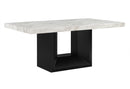 D02 DINING TABLE + 8 D03 BLACK DINING CHAIRS
