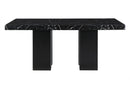 D03 DINING TABLE +6 D03 DINING CHAIRS BLACK