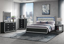 SOLEIL CHARCOAL QUEEN BED GROUP WITH COOLER AND SPEAKER