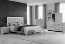 ELSIE GREY QUEEN BED WITH LED