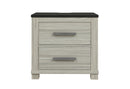 ASHLEY BROWN NIGHTSTAND W/USB & SPEAKER