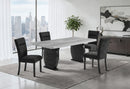 D2502 DINING TABLE AND 4 DINING CHAIRS