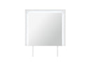 NAOMI SILVER MARBLE MIRROR WITH LED