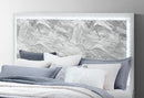 NAOMI SILVER MARBLE FULL BED GROUP