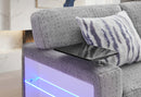 U0214 GREY SOFA BED