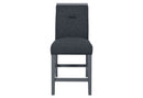 MONACO DARK GREY BAR TABLE AND 8 MONACO DARK GREY BAR STOOLS