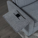 U0808 DARK GREY REVERSIBLE SOFA BED
