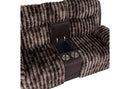 U6028 BROWN RECLINING SOFA/CONSOLE RECLINING LOVESEAT/GLIDER RECLINER