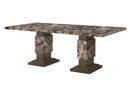 D12 BROWN DINING TABLE