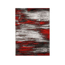 Sivas Area Rug Black and Red